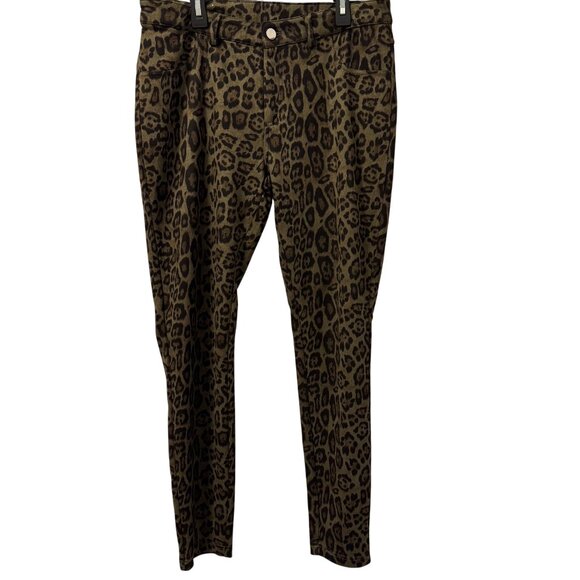 Adore Leopard Print Skinny Pants Sz Small Stretch Pants. NWT - Picture 2 of 12